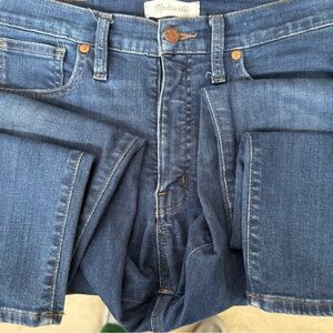 Madewell high rise skinny jeans